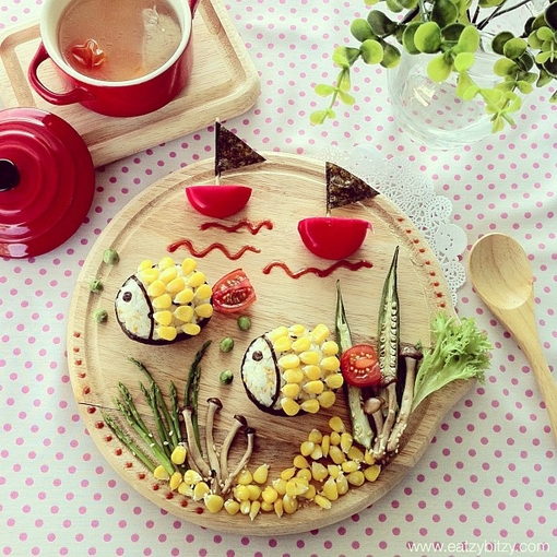 满满的爱. 萌化你我的美食盛宴.【画出美味生活】