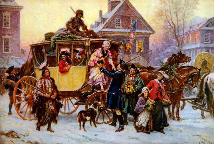 《1795年的圣诞节马车》(the christmas coach 1795)