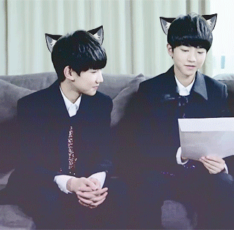 tfboys 王俊凯 小凯 凯凯 凯爷 凯猫 王源 源源 大源 凯源 动态 gif