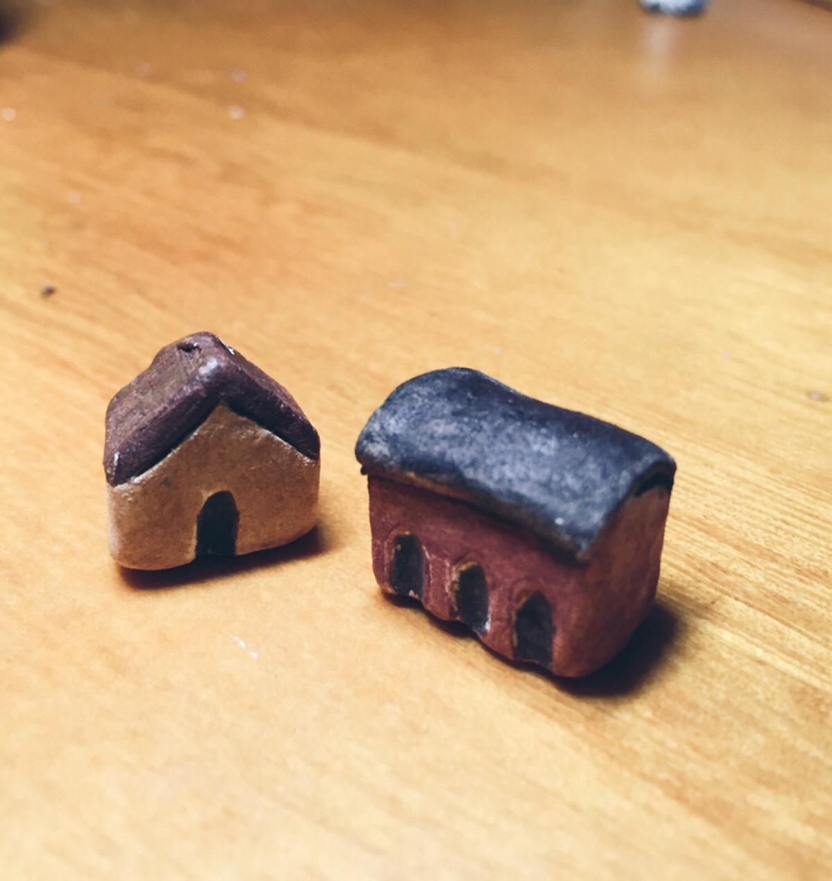 石塑粘土 小房子