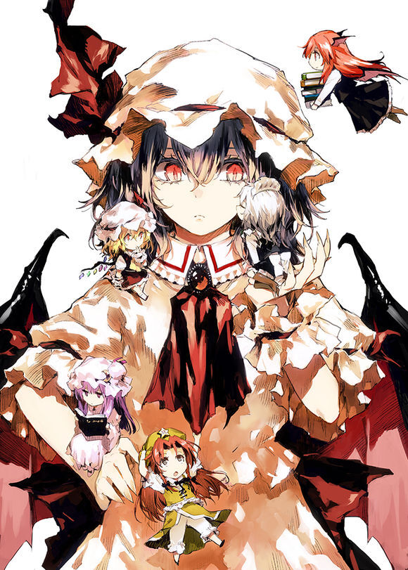 二小姐 芙兰朵露 东方project 软妹 二次元 动漫 头像 妹子 美少女 漫