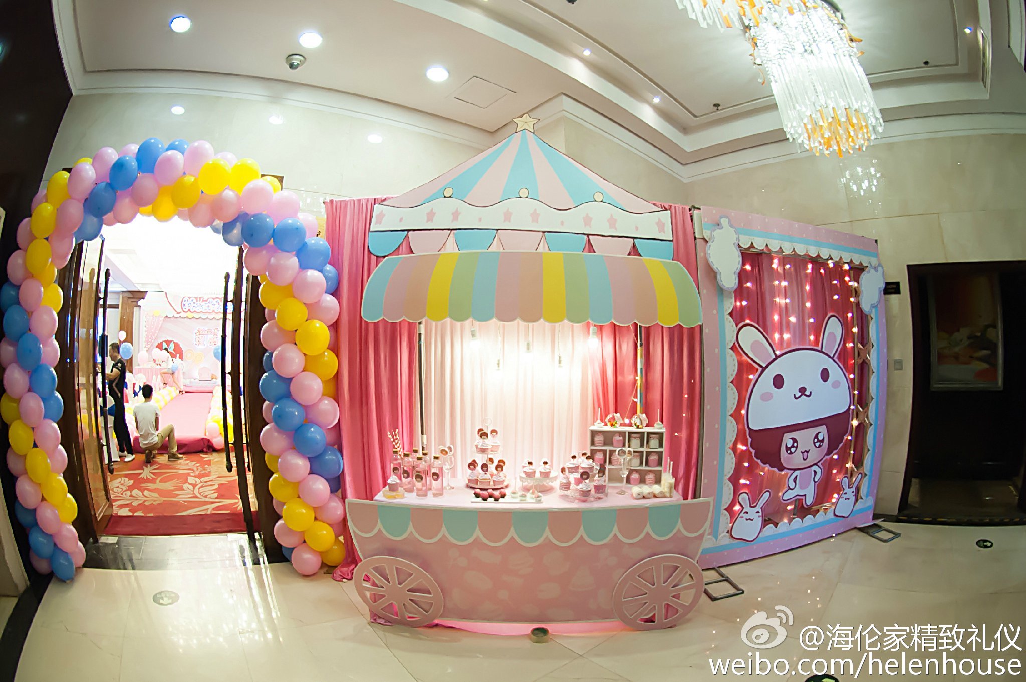 摩丝摩丝主题宝宝生日宴