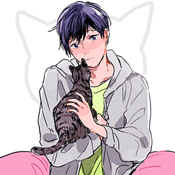 自截侵删/高冷/黑白 呆萌 色彩 帅气 傲娇 颜表情 动漫头像@一夜七