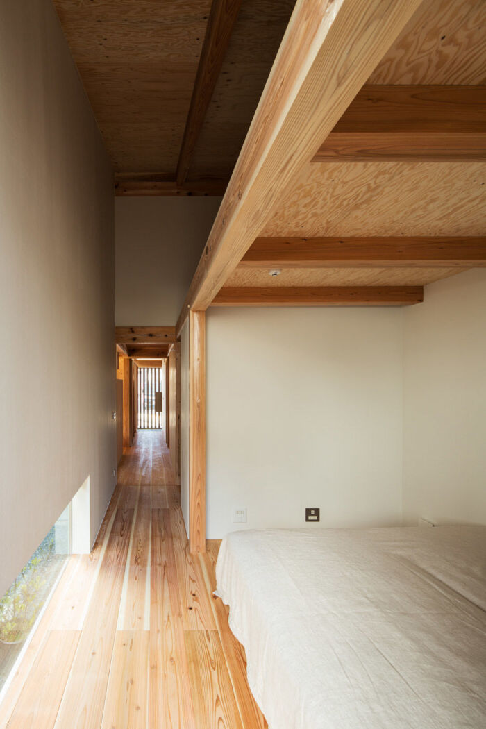 【80平米的木质小屋】日本大阪府松原市的一个四口之家,住宅总面积不