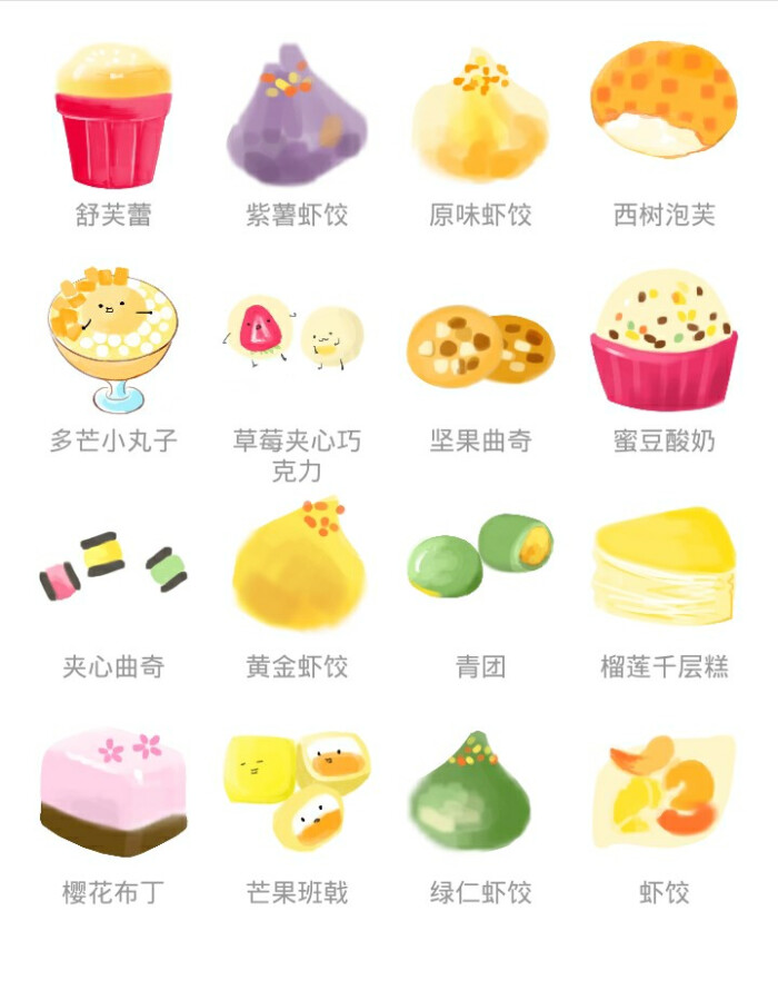 手帐食物