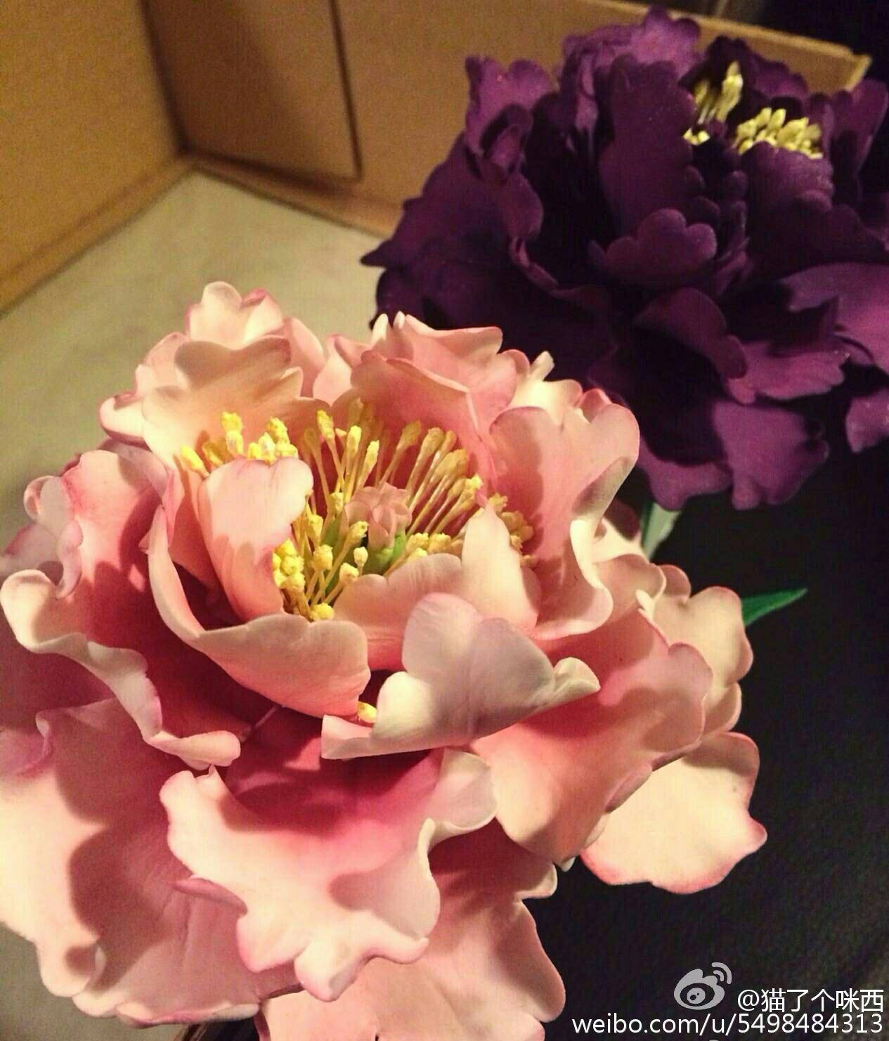 粘土牡丹