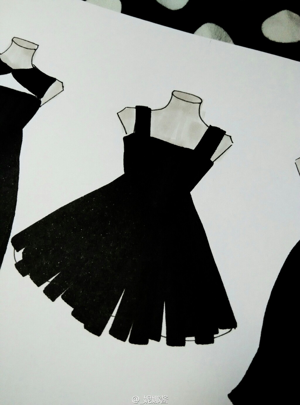 马克笔画作者:妮娜酱ni