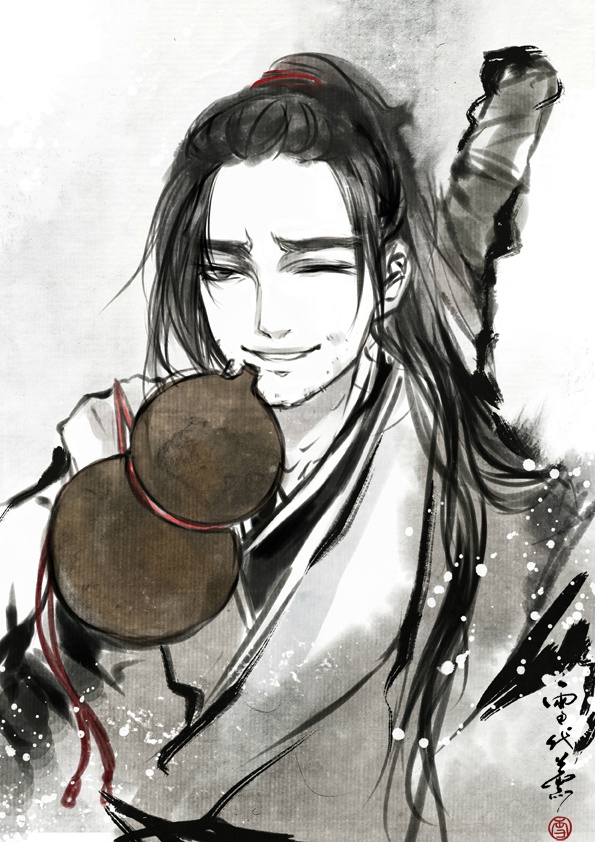 古风水墨画师『雪代熏《反派白化光环》九宫格.