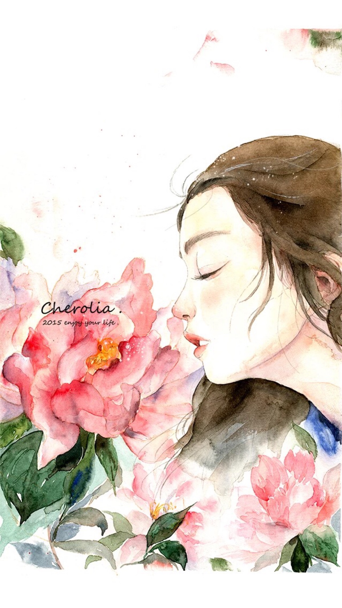 花香,女生头像,花朵壁纸