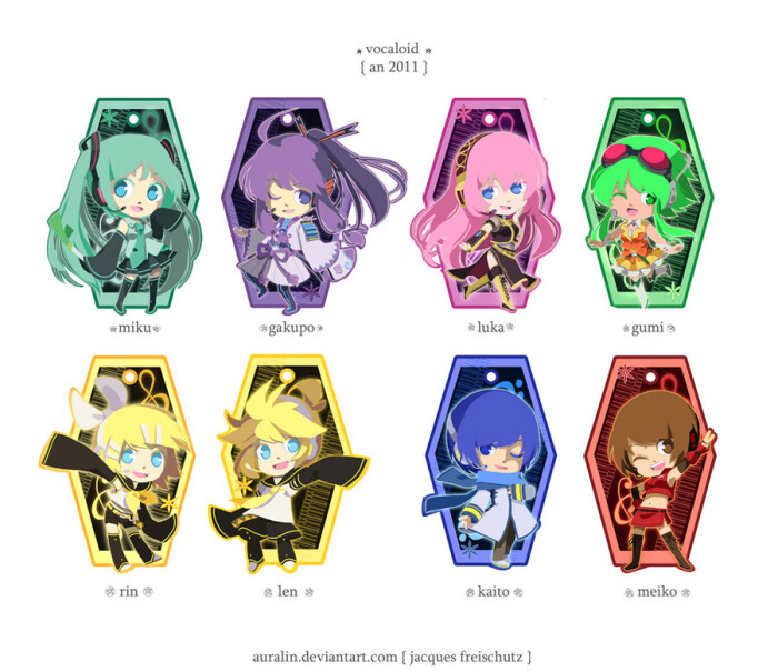 初音未来,v家,动漫美少女,巡音流歌(巡音露卡),洛天依,乐正陵,静音