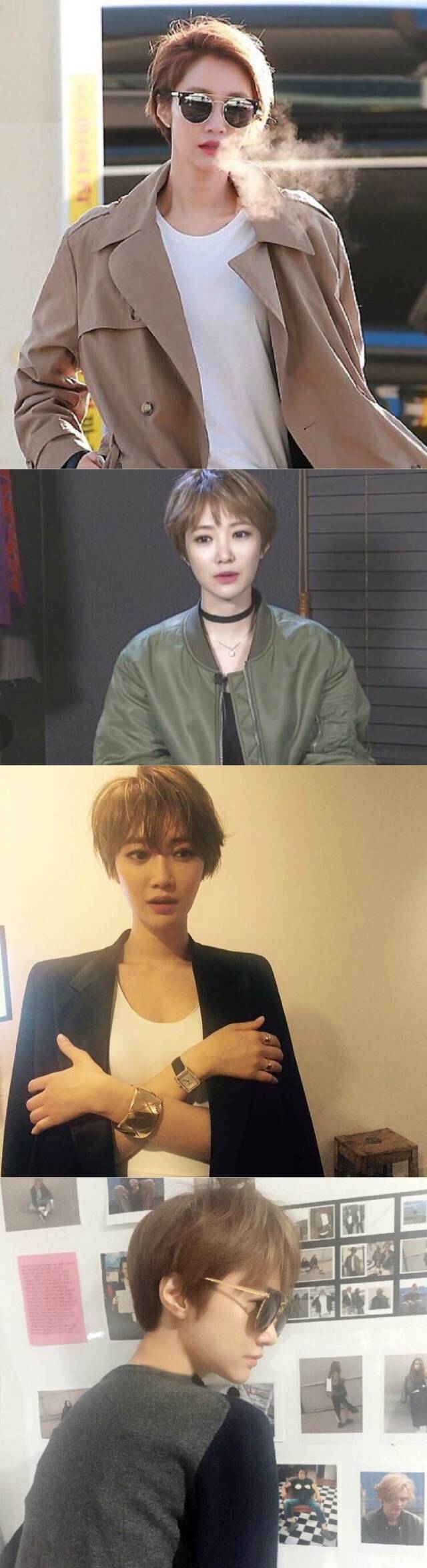 短发女神 高俊熙 她很漂亮