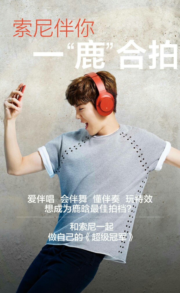 鹿哥代言索尼
