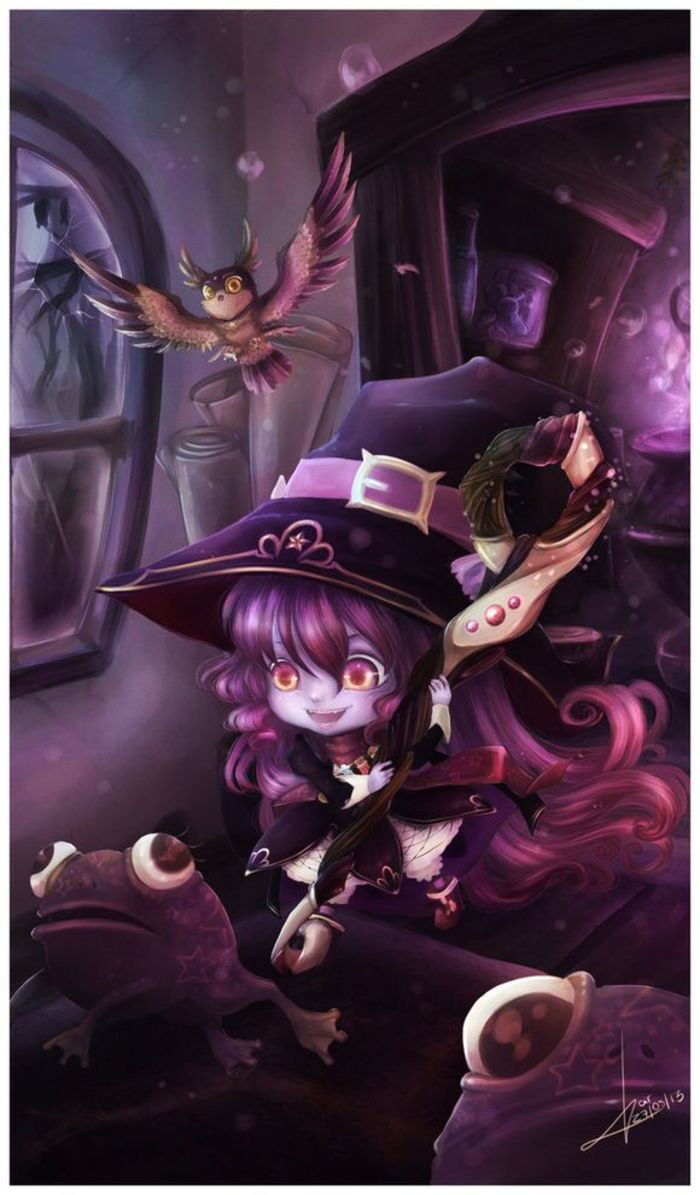 英雄联盟 lol 璐璐 萌图 可爱 仙灵女巫 游戏