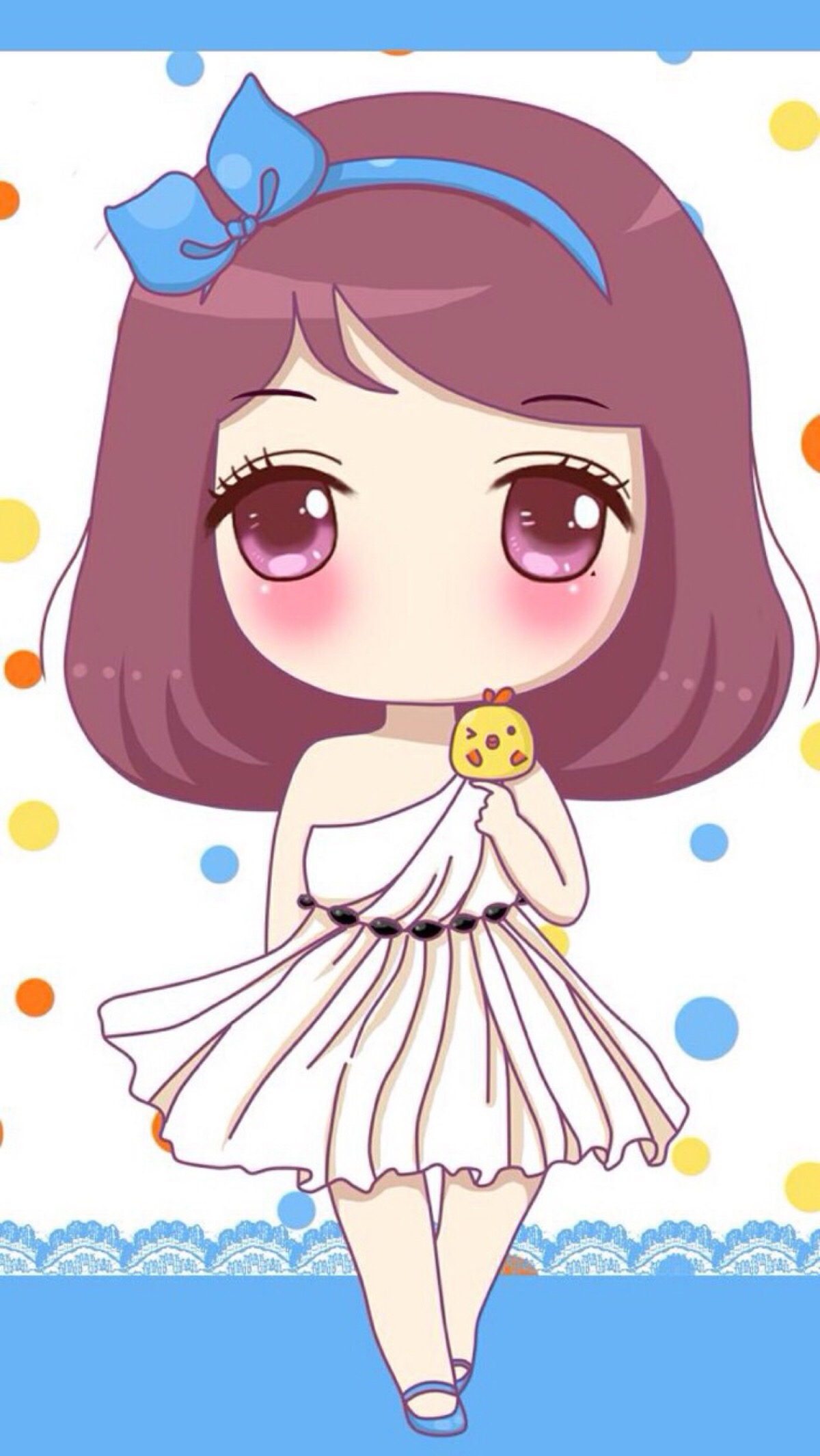 主题套图 主屏锁屏 可爱卡通插画 高清壁纸