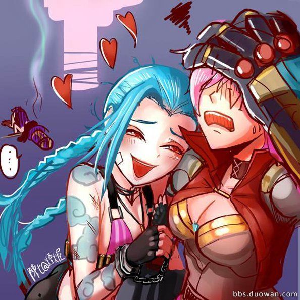 英雄联盟 lol 金克斯(金克丝) 萌图 可爱 暴走萝莉 游戏 jinx