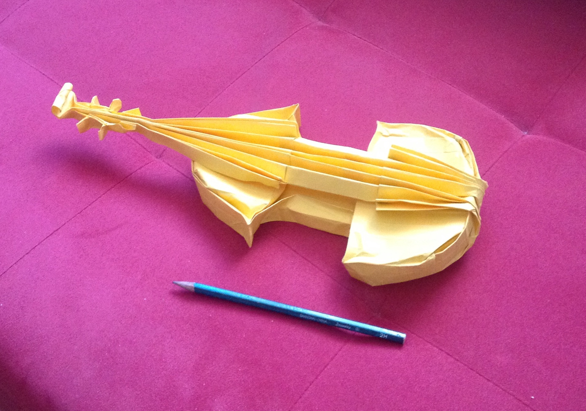 折纸——小提琴