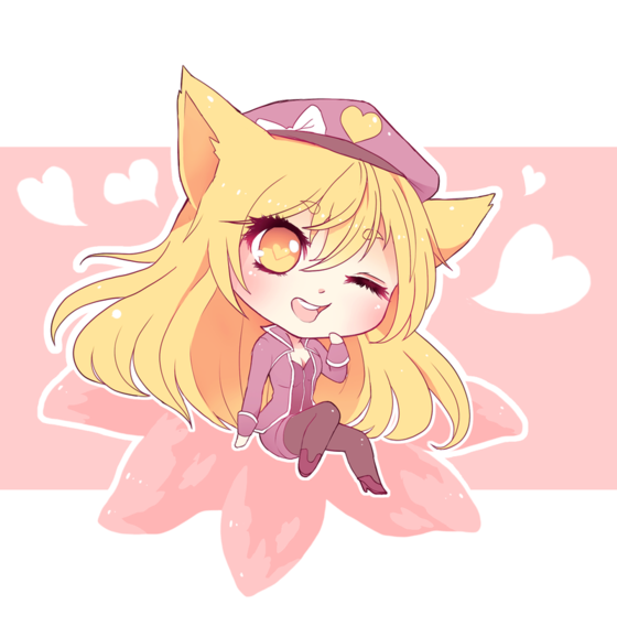 英雄联盟 lol 阿狸 萌图 可爱 九尾妖狐 游戏 ahri