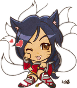 英雄联盟 lol 阿狸 萌图 可爱 九尾妖狐 游戏 ahri