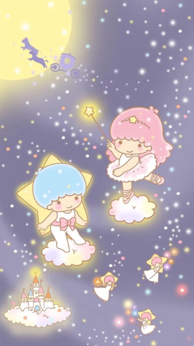 iphone壁纸 电脑壁纸 插画 文字 动漫 平铺 萌物 软妹 少女心 粉色
