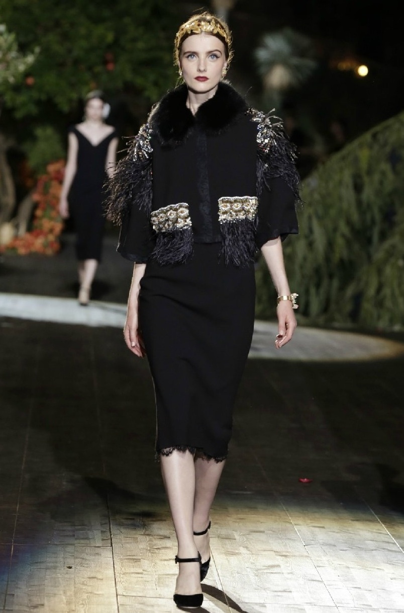 dolce&gabbana2015秋冬高定大秀:富丽神秘的西西里迷梦图片