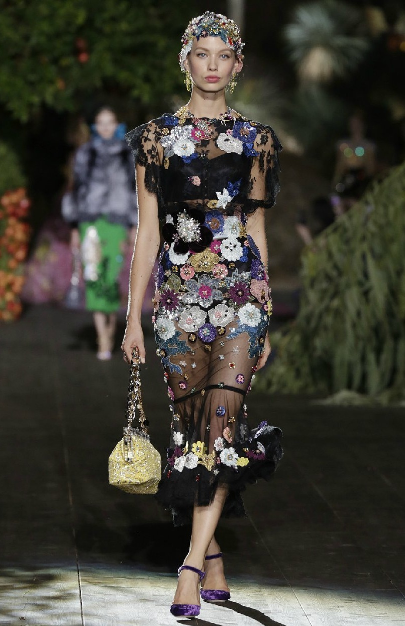 dolce&gabbana2015秋冬高定大秀:富丽神秘的西西里迷梦图片