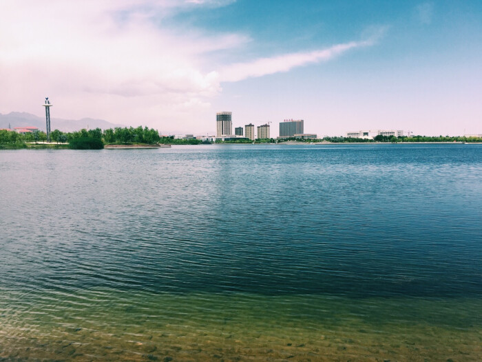 金昌金水湖.