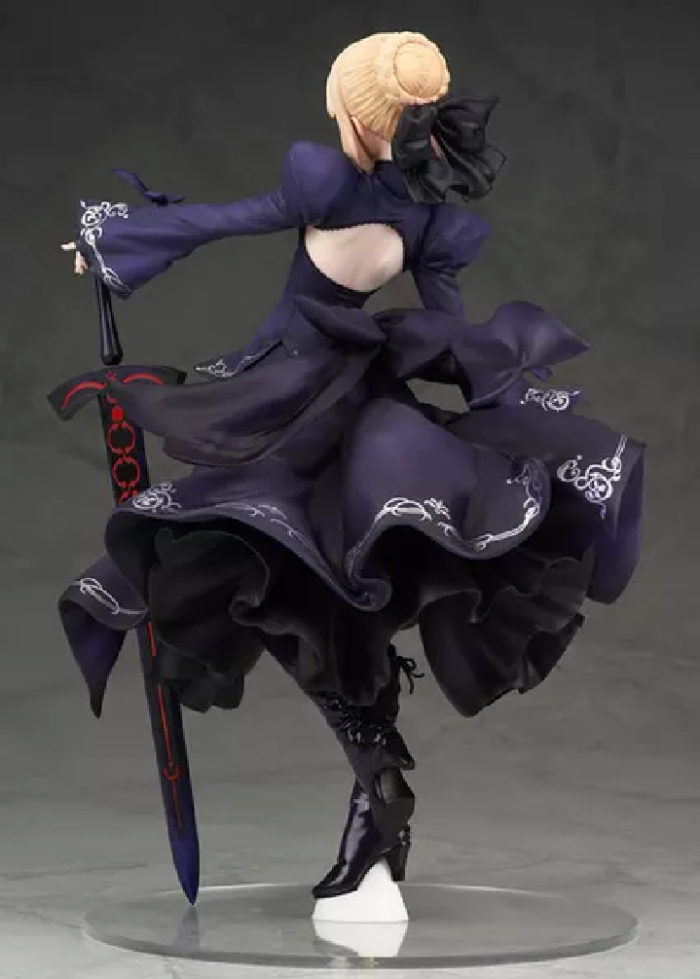 国产alter fate/stay night 卑王黑saber礼服手办模型礼物