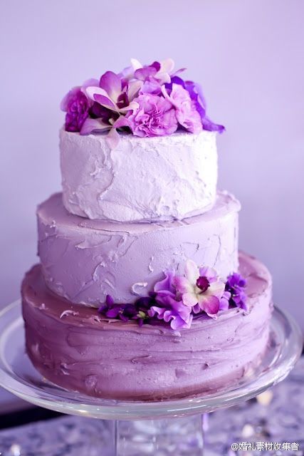 梦幻紫色蛋糕