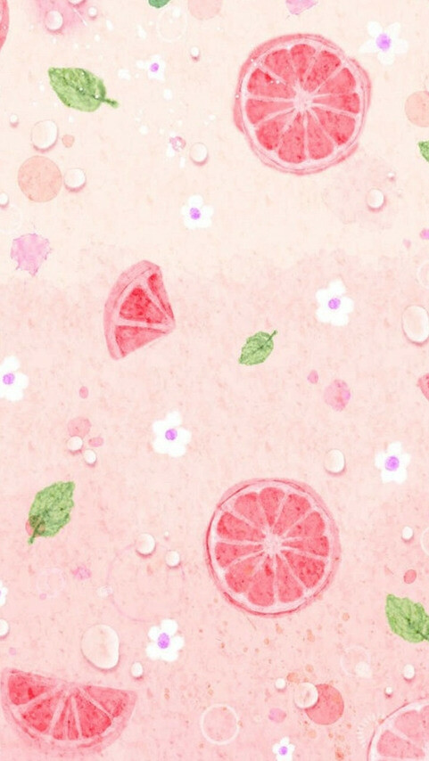 水果 可爱 碎花 壁纸