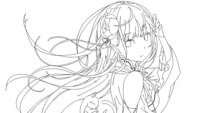 橡皮章素材‖re:从零开始的异世界生活‖艾米利亚