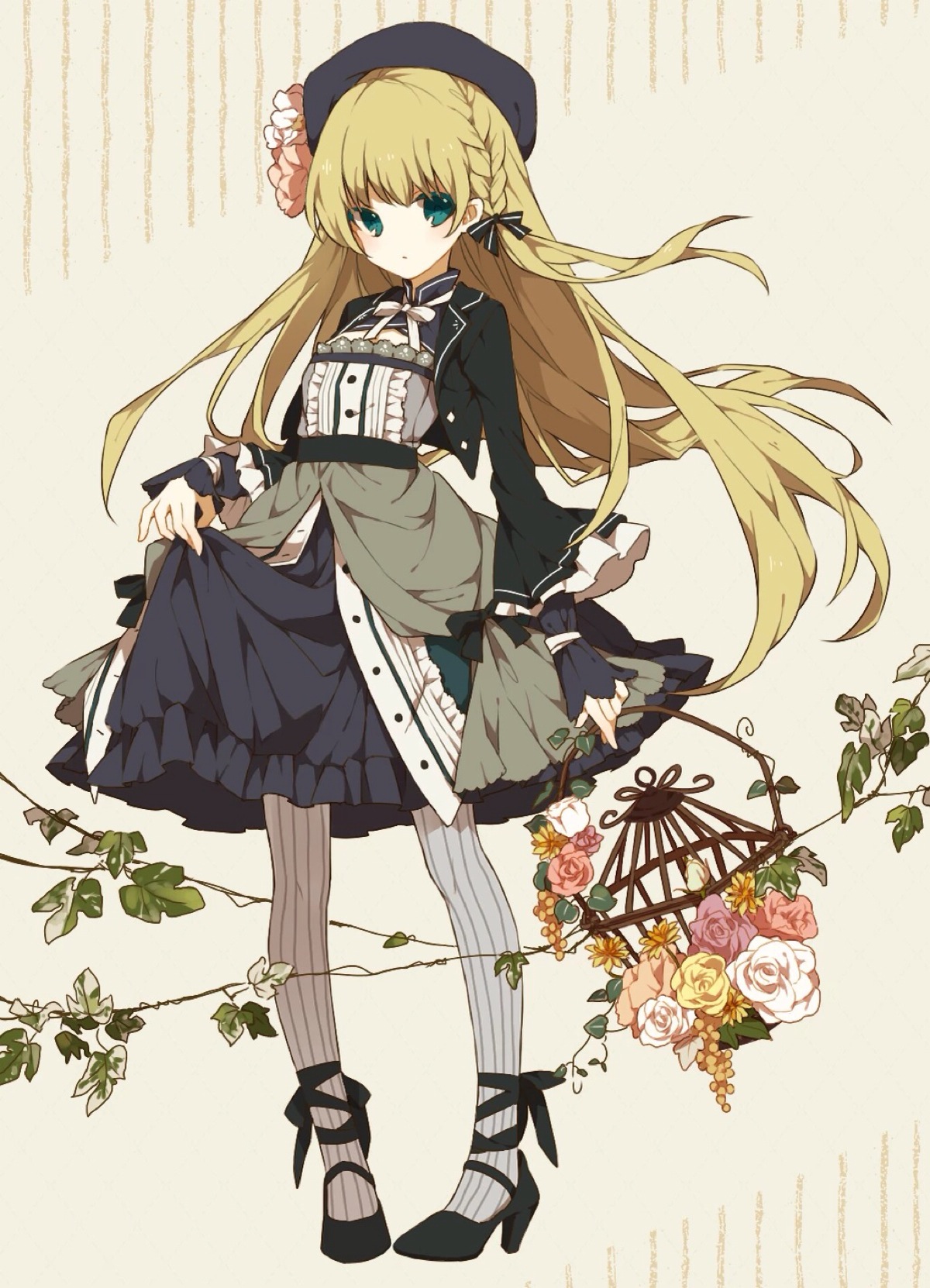 动漫 少女 洋装