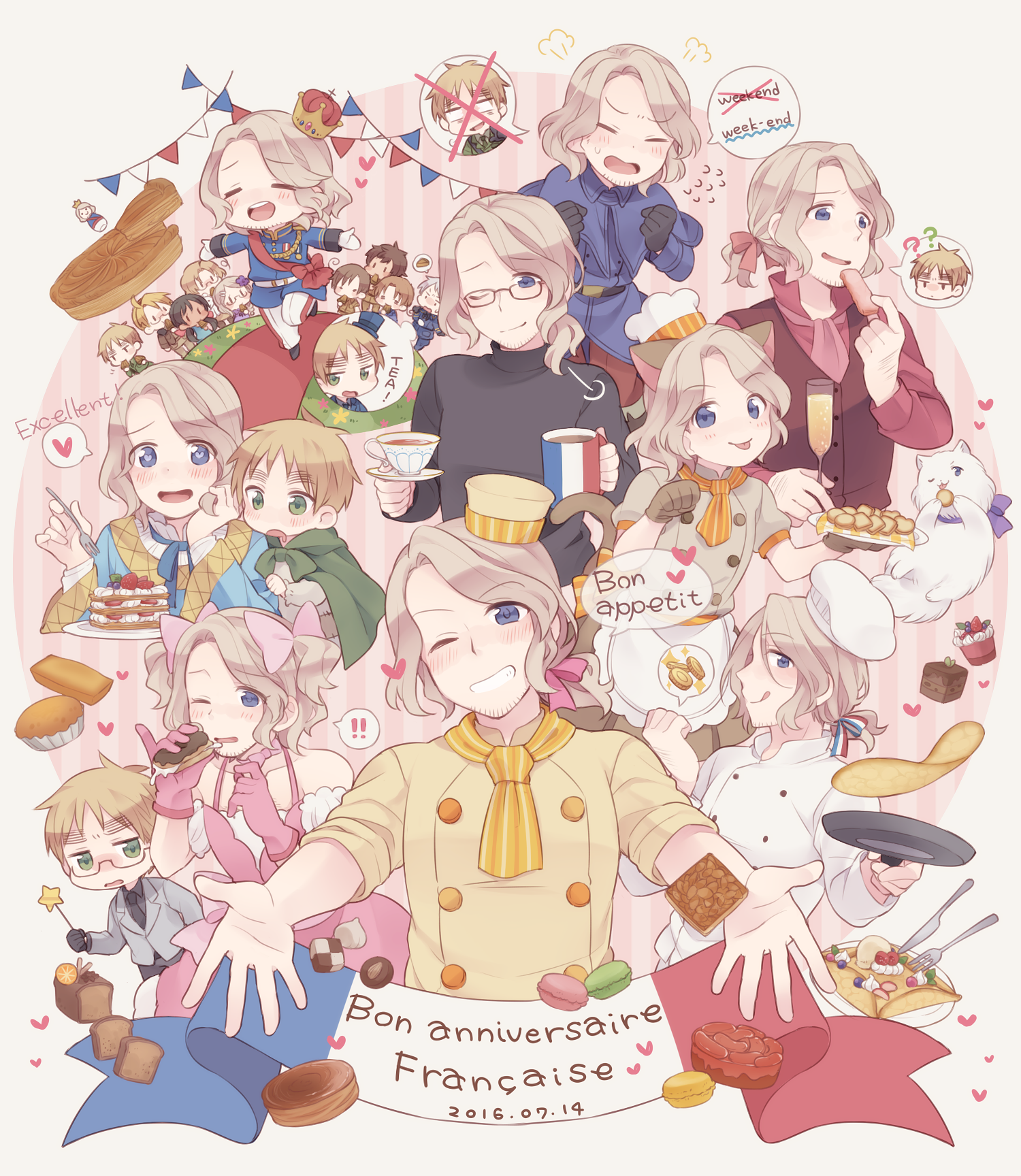 朔之介 pid:57892613】0714仏诞 弗朗西斯 pixiv aph 黑塔利亚
