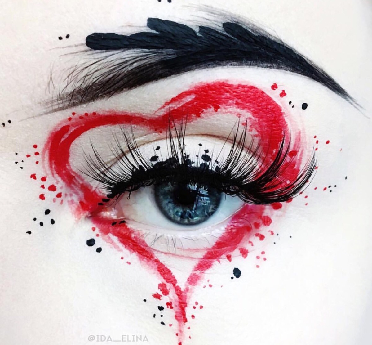 love eye 爱心眼睛 简约不简单