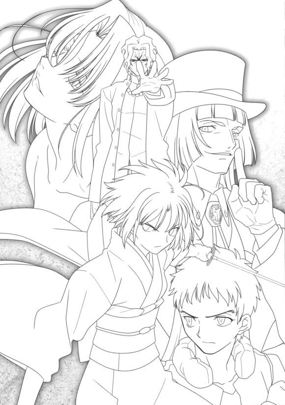 空の境界 线稿 武内崇 typemoon