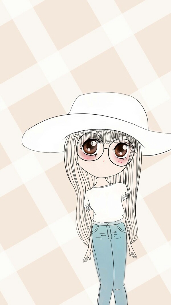 可爱美丽的b娜娜 头像 美图 女生 壁纸 锁屏 萌萌图 插画