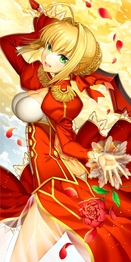 在fate/grand order第二章"永续狂气帝国"即发生在生前的尼700_1400竖