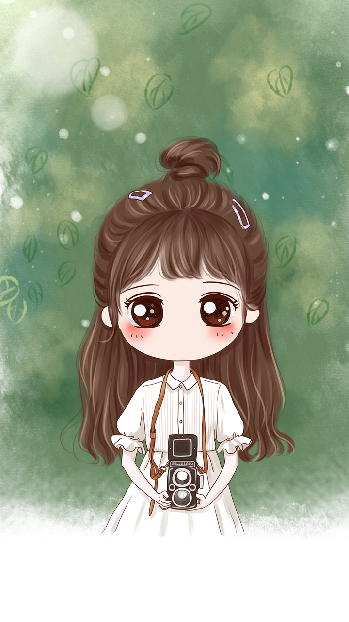 可爱美丽的小薇 头像 美图 女生 壁纸 锁屏 萌萌图 插画