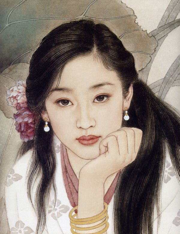 工笔仕女图
