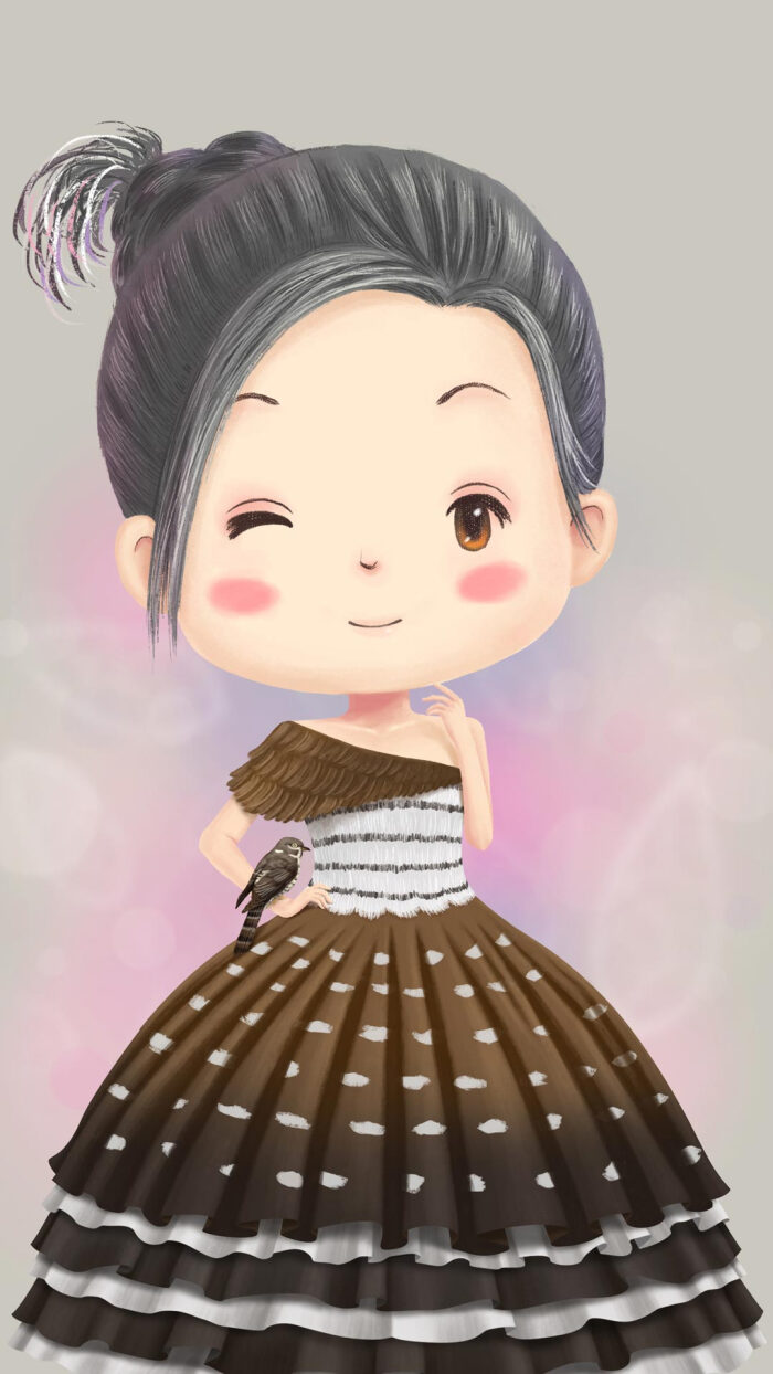 鸟儿新娘 手机壁纸