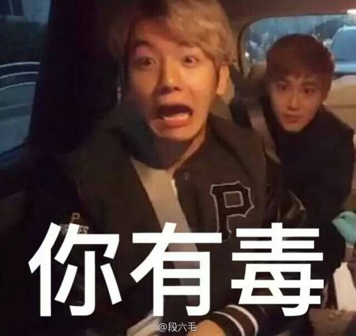 exo搞笑带字表情边伯贤你有毒微信动画a表情小生日表情下载图片