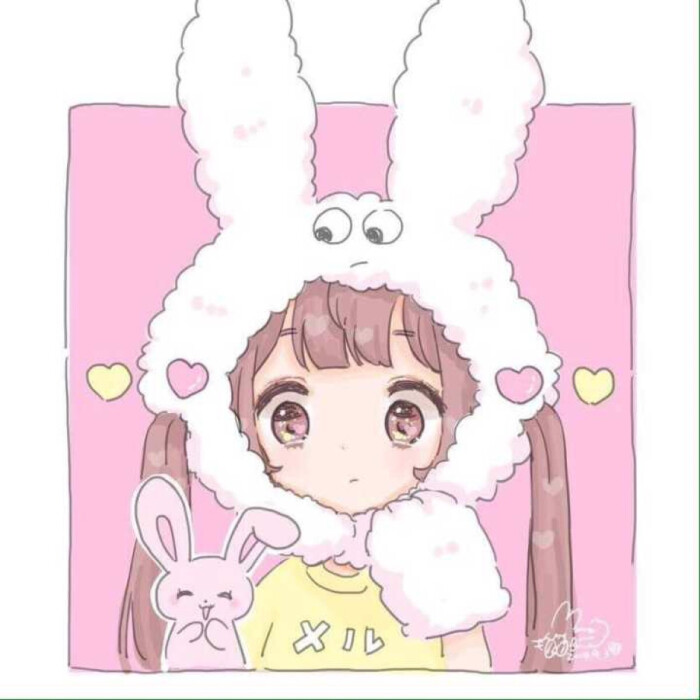 动漫 二次元头像 可爱 兔耳萝莉