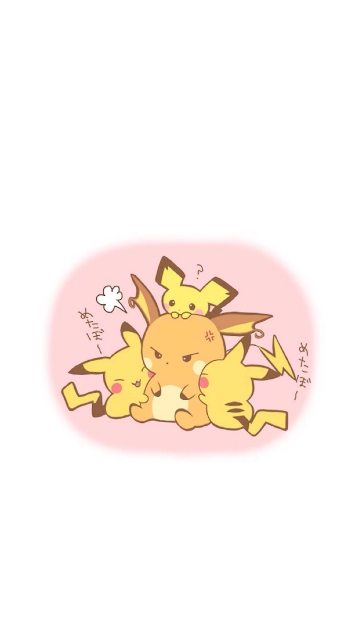 皮卡丘"#卡通动漫&手机壁纸""