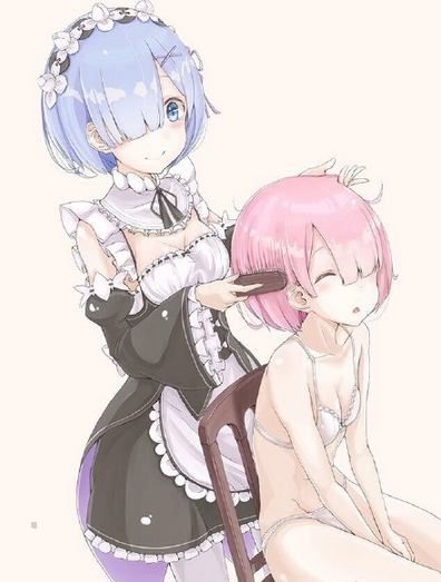 re:从零开始的异世界生活 雷姆拉姆 双生子 pixiv
