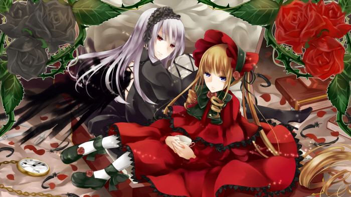[蔷薇少女系列的第一人偶 水银灯/蔷薇少女系列的第五人偶 真红]