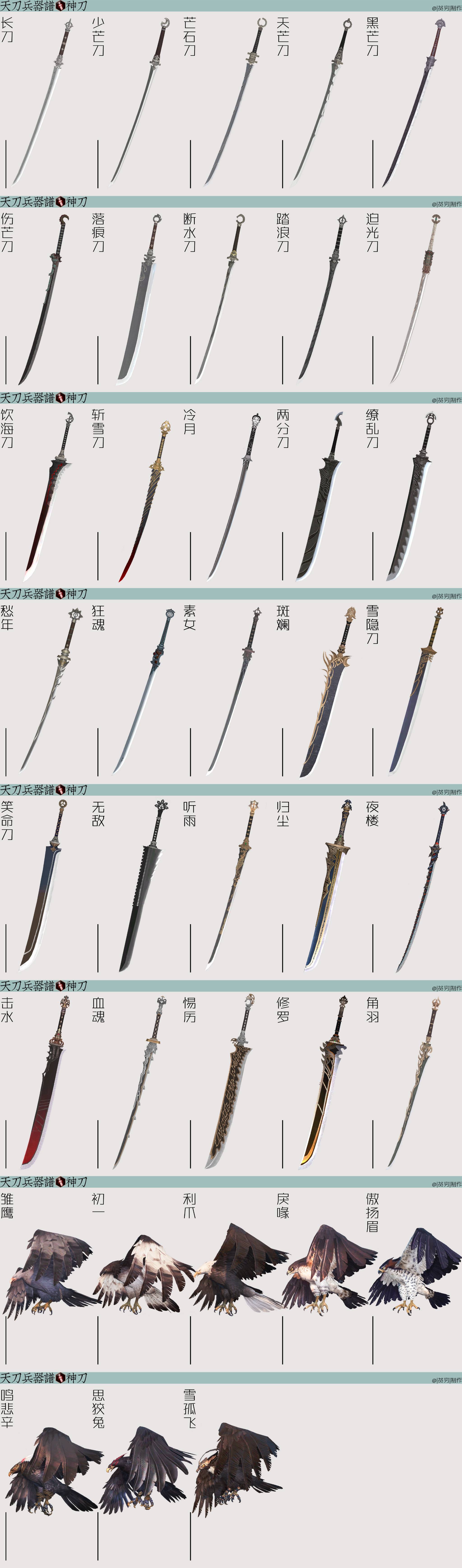 古代名刀名剑兵器谱图片