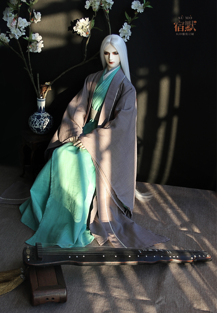 二手【宿默】{玄华} 72壮叔 bjd娃衣 叔叔 古装 完售展示