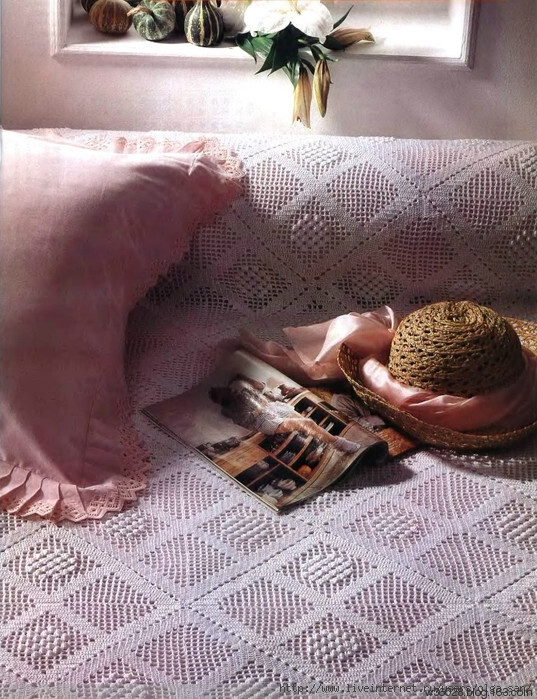 【转载】钩针床罩