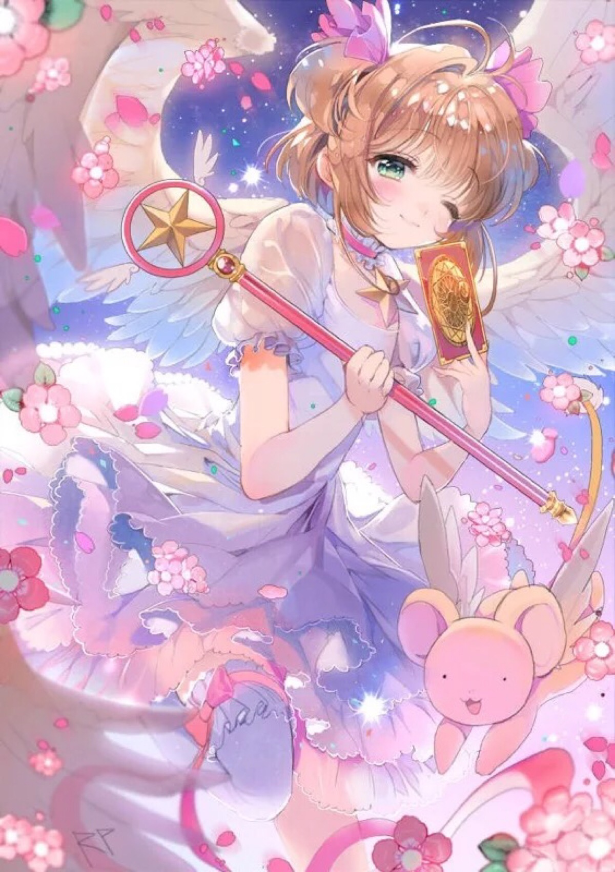 良人与我 壁纸 魔卡少女樱