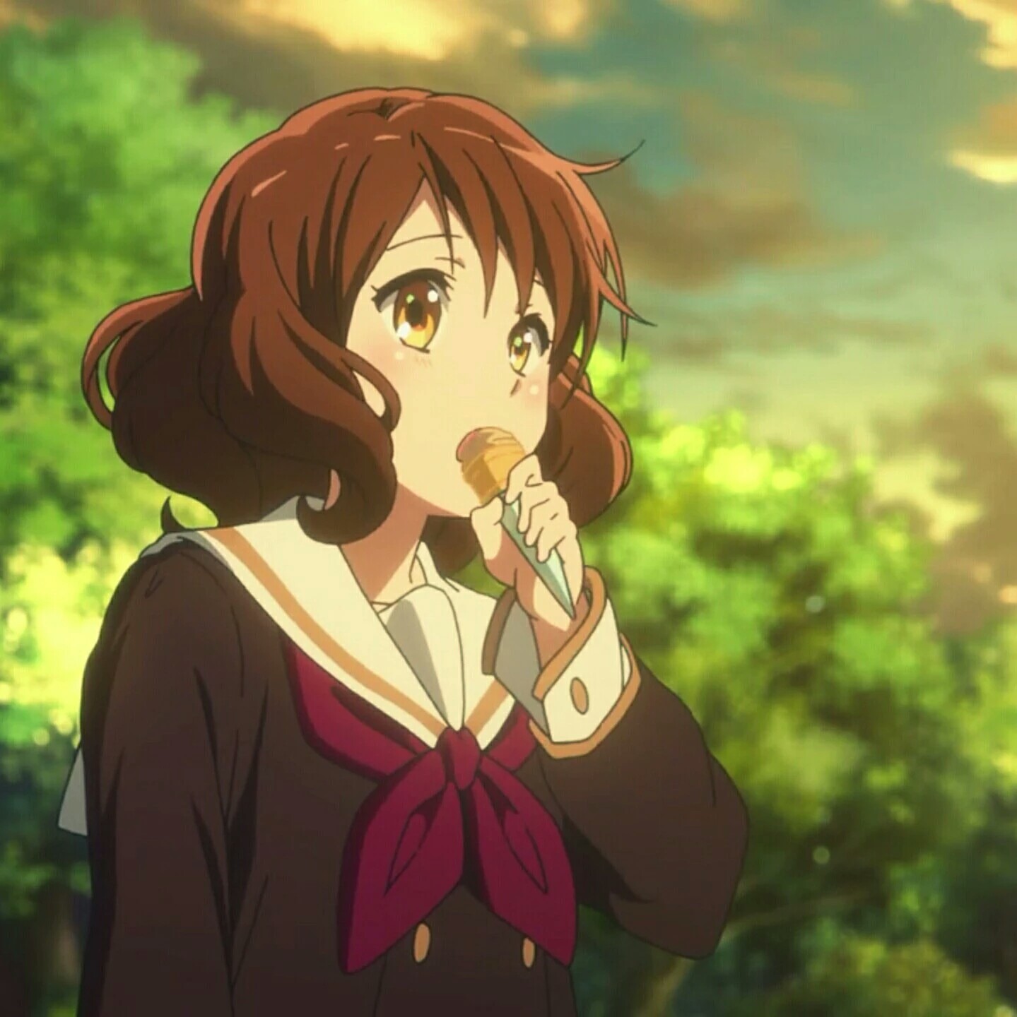 吹响吧上低音号 动漫自截头像 二次元头像 黄前久美子 高坂丽奈 京都