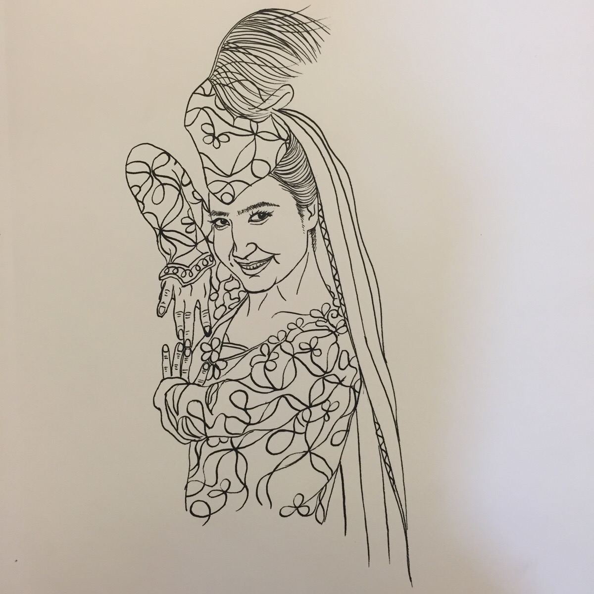少数民族少女
